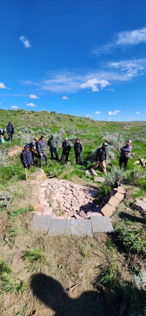 Participants discussing modified zuni bowl